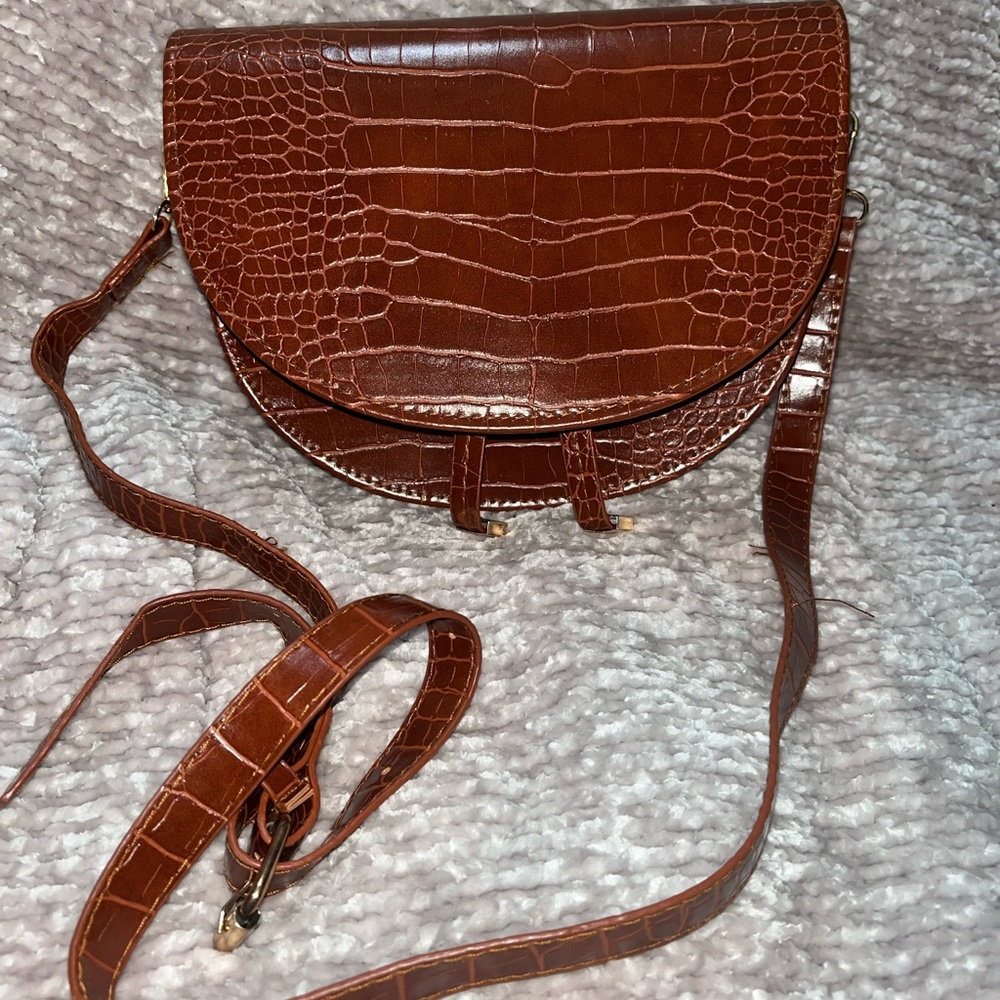 Animal print crossbody